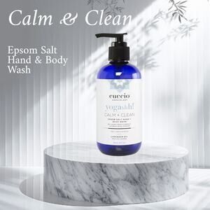 Cuccio Somatology Yogahhh! Body Wash Hydrate Lavender Calm Epsom Salt 8 oz New